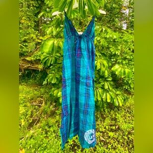 Vintage Y2K Blue Plaid Sleeper